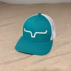 Kimes Ranch Teal and White Cap